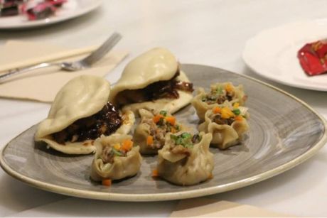 Pan bao y Dim sum en el Taller de Cocina japonesa al vapor de Hestia Lucentum